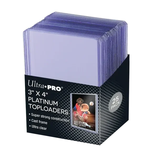 TOP LOADER PLATINUM 35PT COUNT 25