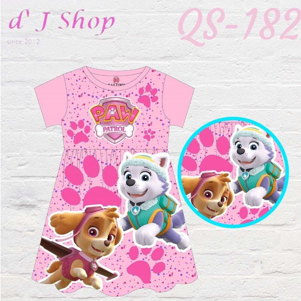 Paw Patrol Dress Paw Patrol Casual Dress Girl's Dress