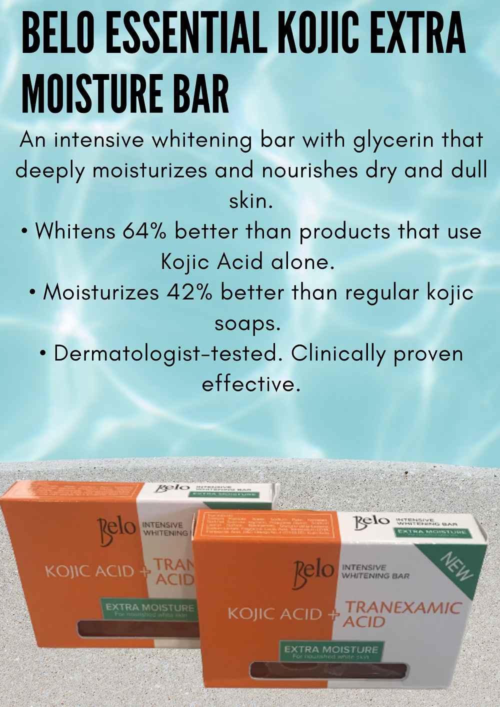 Belo Intensive Whitening Extra Moisture Bar 65G