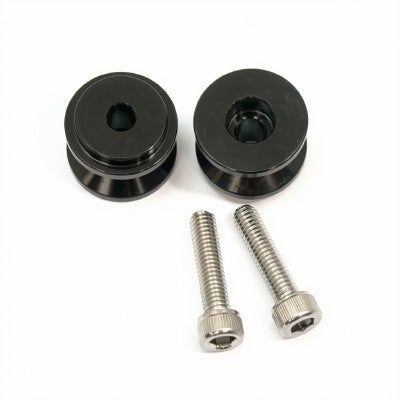 Bobbin M6 Zwart JMP voor Paddockstand met V-Adaptor