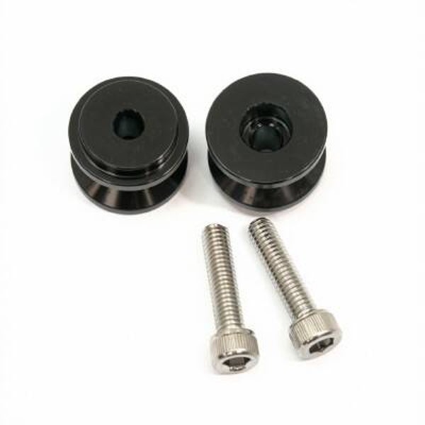 Bobbin M6 Zwart JMP voor Paddockstand met V-Adaptor