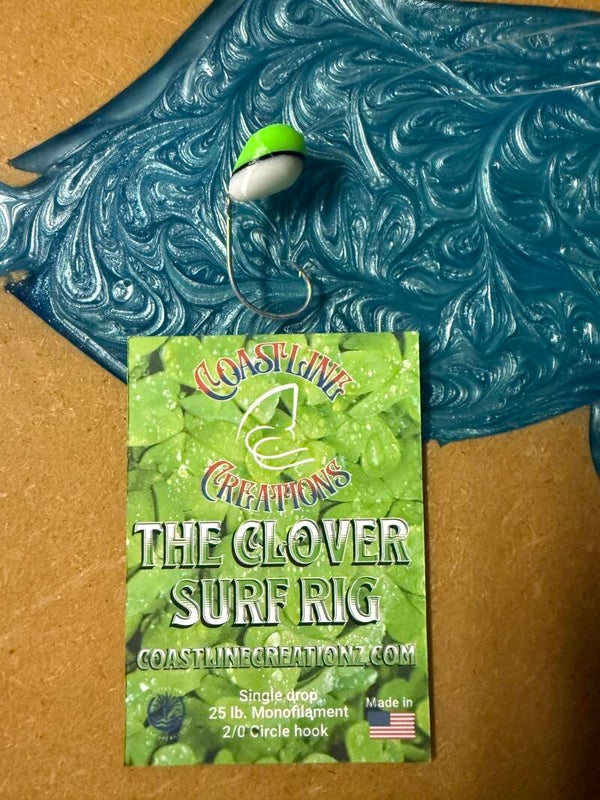 The Clover 3d printed float surf rig