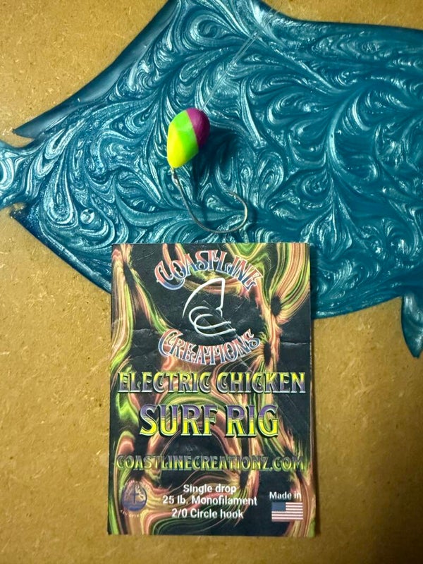 Electric Chicken 3d printed float surf rig