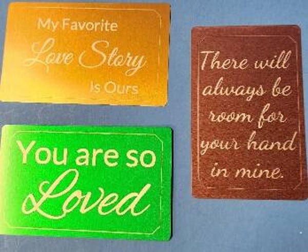 Special Words Cards