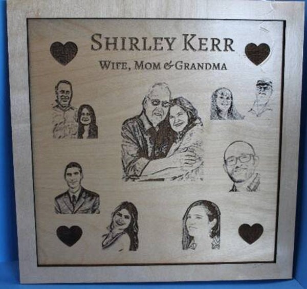 Papa and Granddaughter Plaque