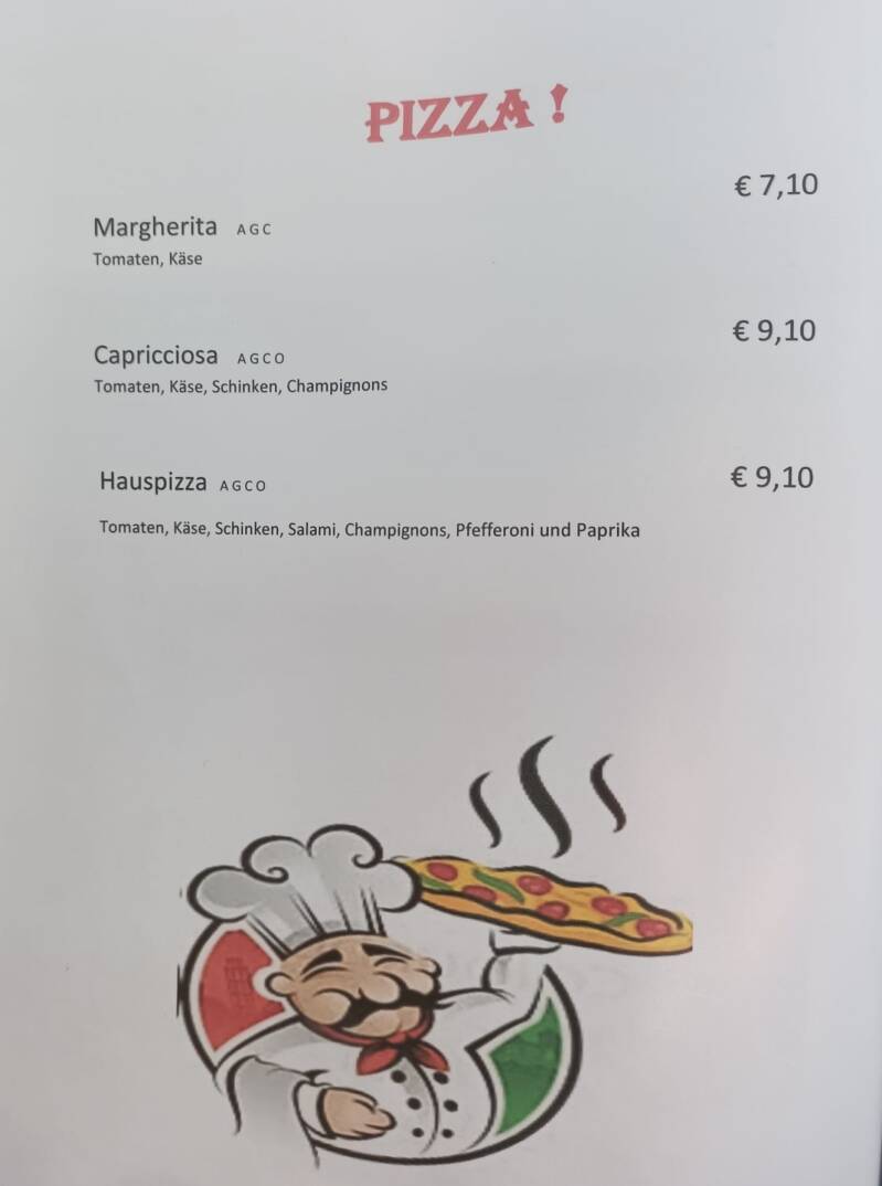 Speisekarte Michi's Strandbuffet St.Andrä Villach