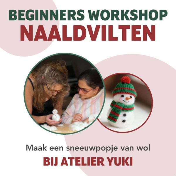 Workshop naaldvilten zondag 21.12.2025 - 13.00 uur
