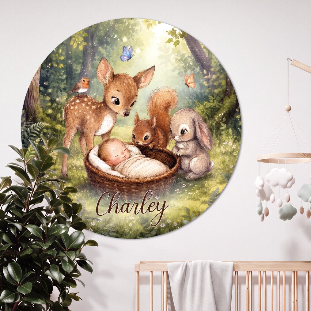 Muurcirkel-babykamer-kraamcadeau-met-naam