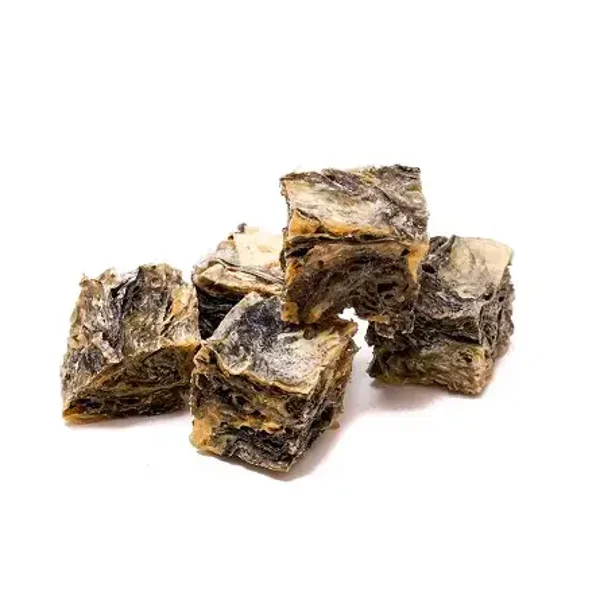 Cubes de peau de Morue séchée