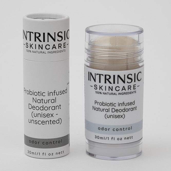 Natural Probiotic Deodorant - 30ml Acetate Container + 30ml Disposable