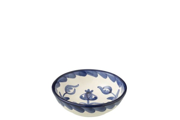 Keramisch Schaaltje Blauw-Wit