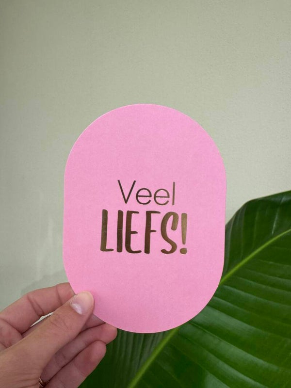 Kaartje “Veel liefs!”