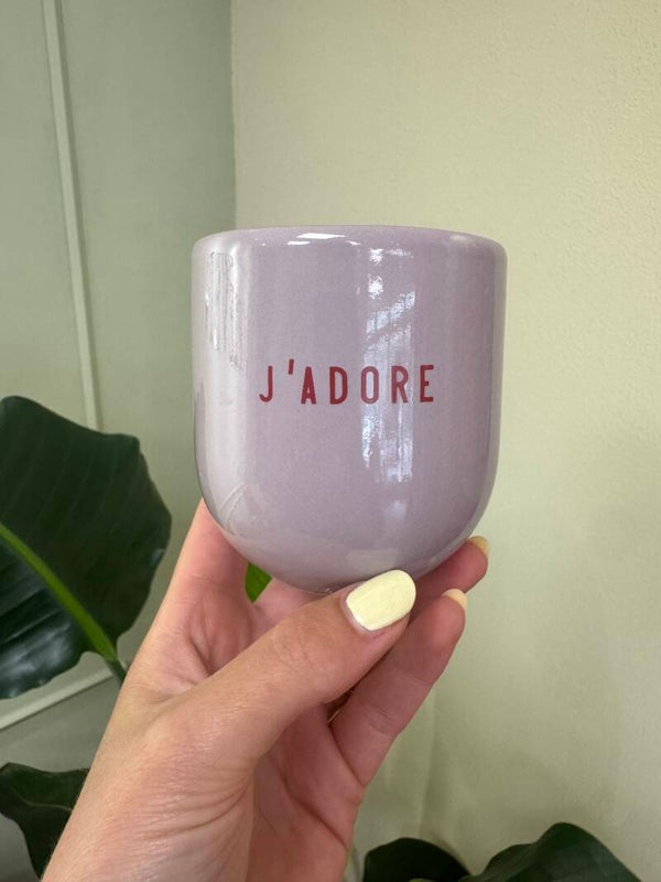 Handgemaakt Kopje “J’ADORE”