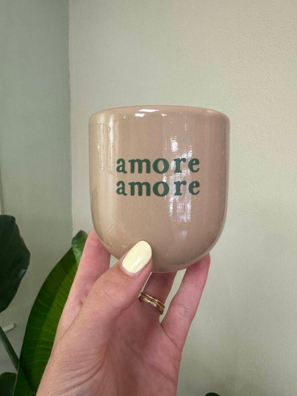 Handgemaakt Kopje “Amore Amore”