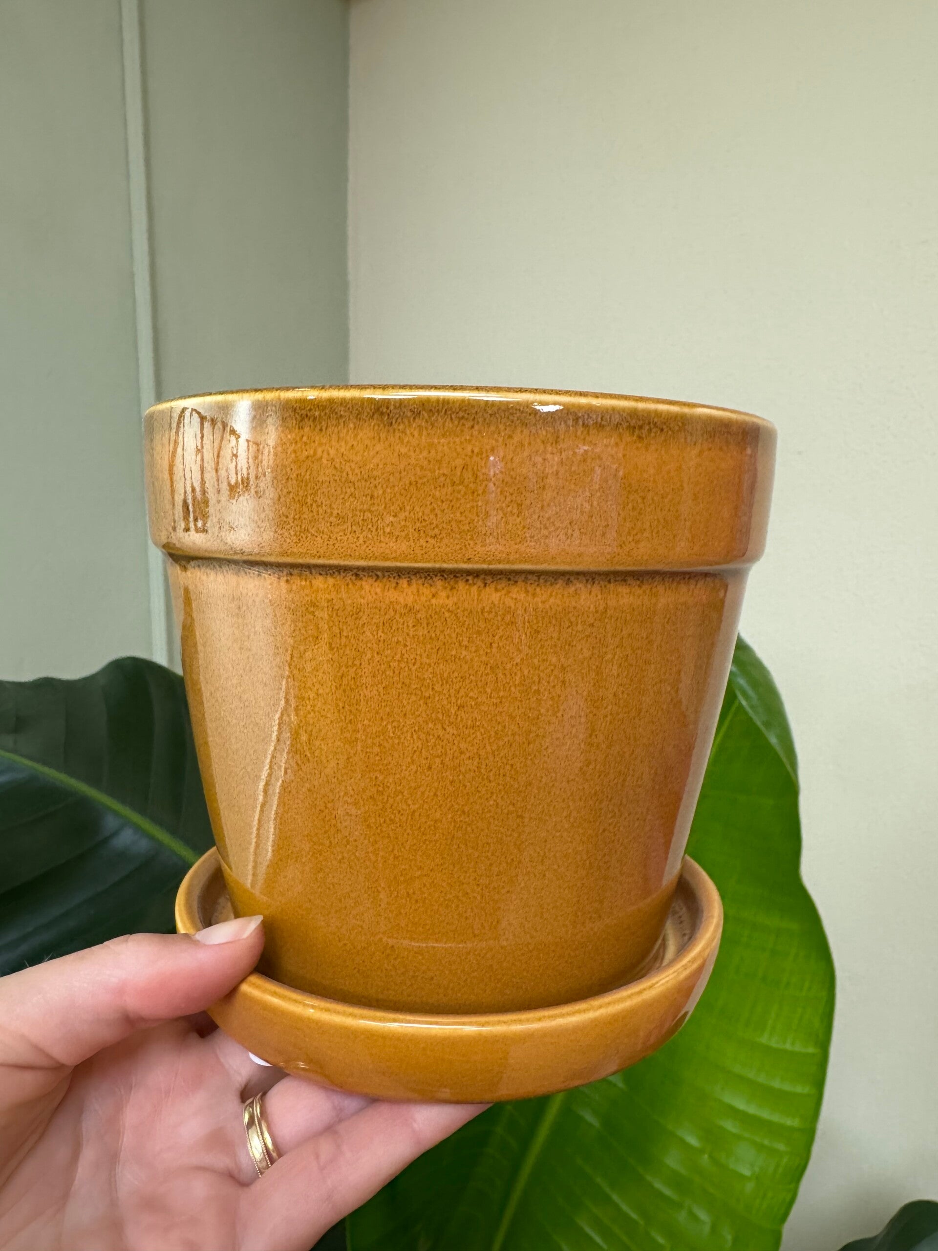 Amber Clay bloempot S