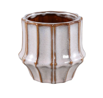 Keramische Pot Skyper Lichtpaars