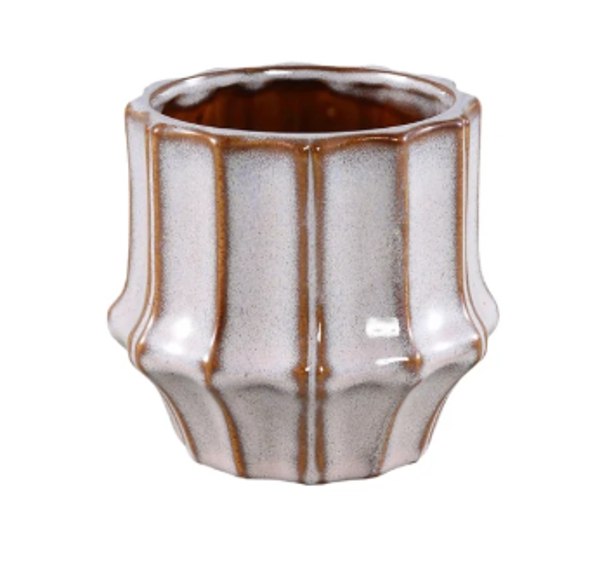 Keramische Pot Skyper Lichtpaars