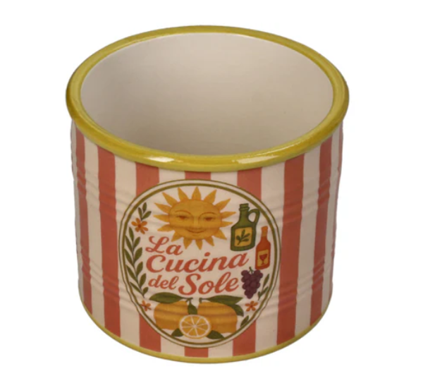 La Cucina del Sole gestreepte pot S