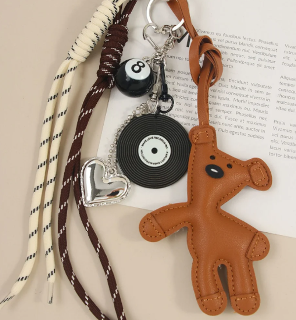 Teddy's Retro Bag Charm