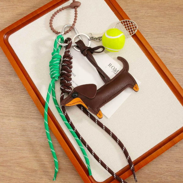 Dapper Dachshund Bag Charm