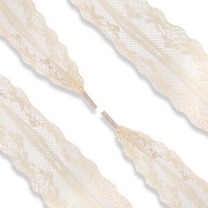 Beige Kanten Schoenveters