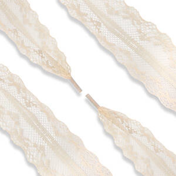 Beige Kanten Schoenveters