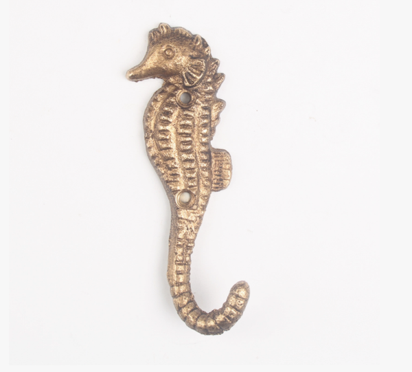 Golden Seahorse wandhaak