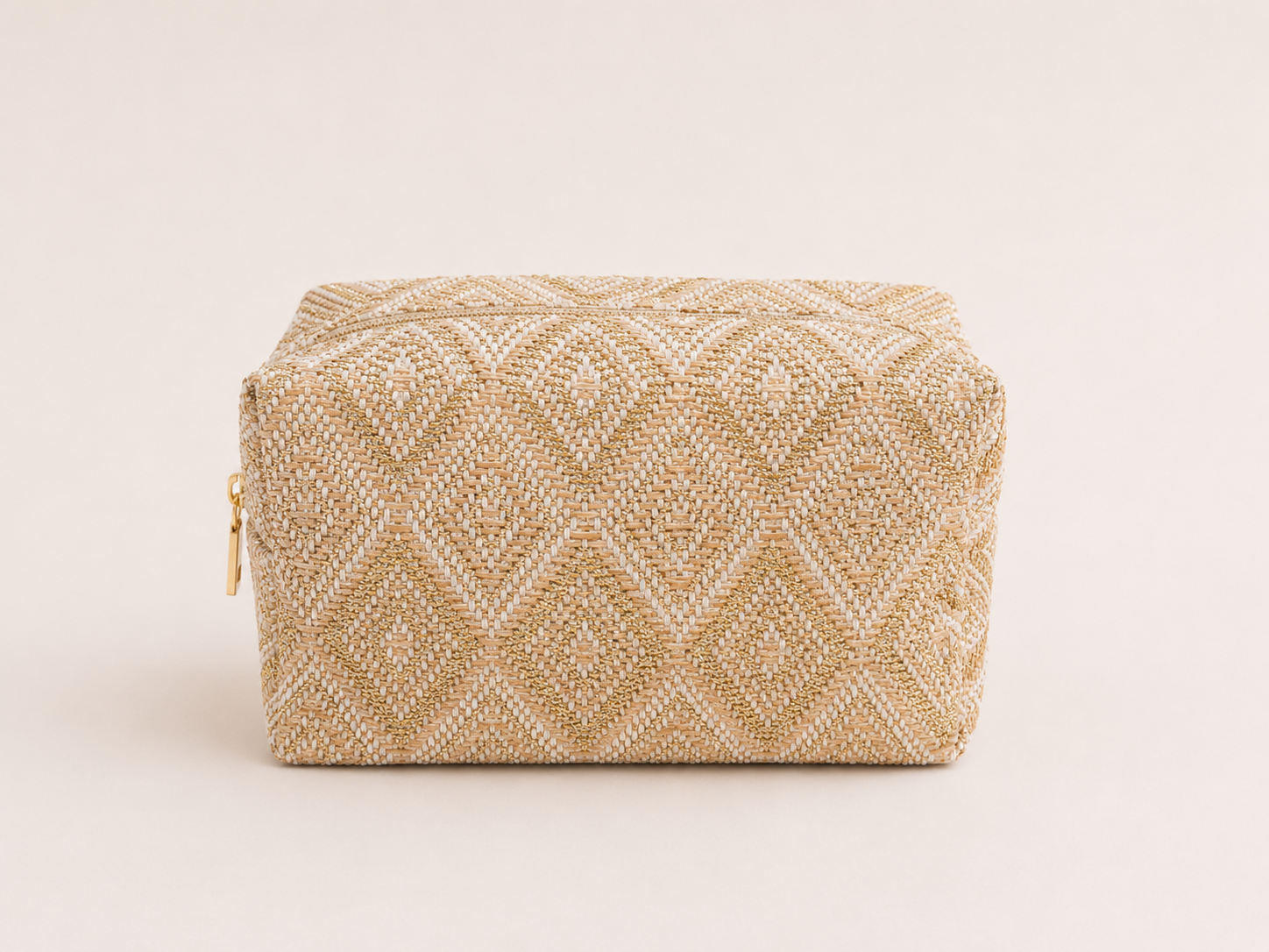 Make-up tasje / Toilettas - beige