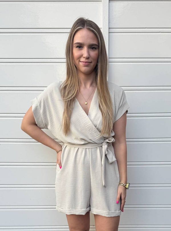Jumpsuit - beige