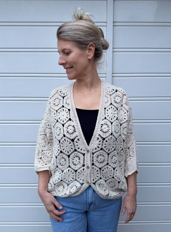 Gebreid vestje - beige