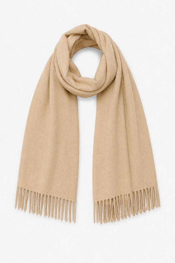 Viscose sjaal - beige