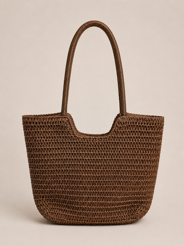 Sparkling Strandtas shopper - coffee