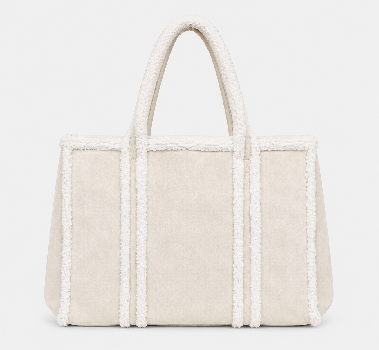 Teddy tas groot - beige