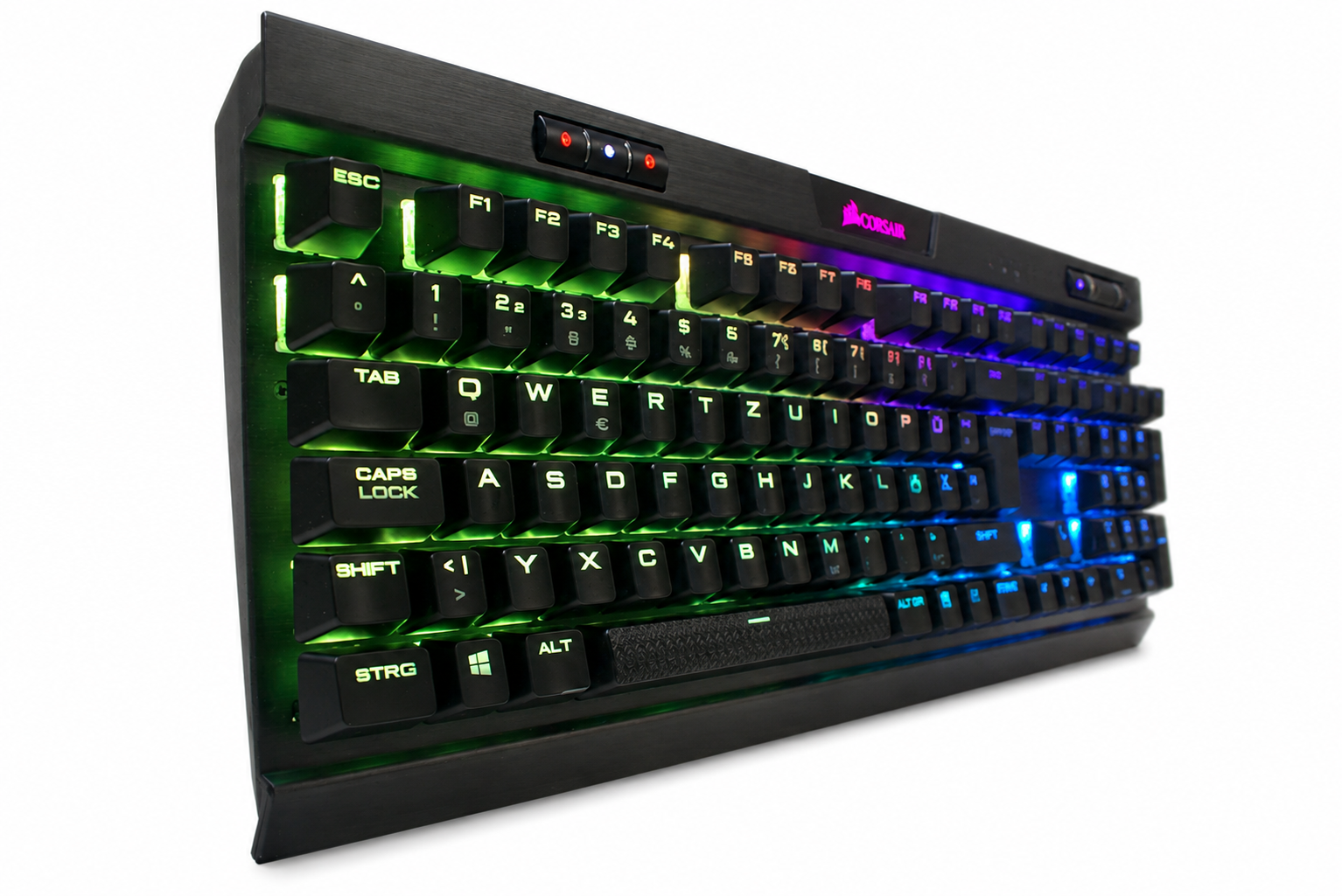 Corsair K70 RGB MK.2 – mechanische Gaming-Tastatur, deutsches Layout - Gebraucht