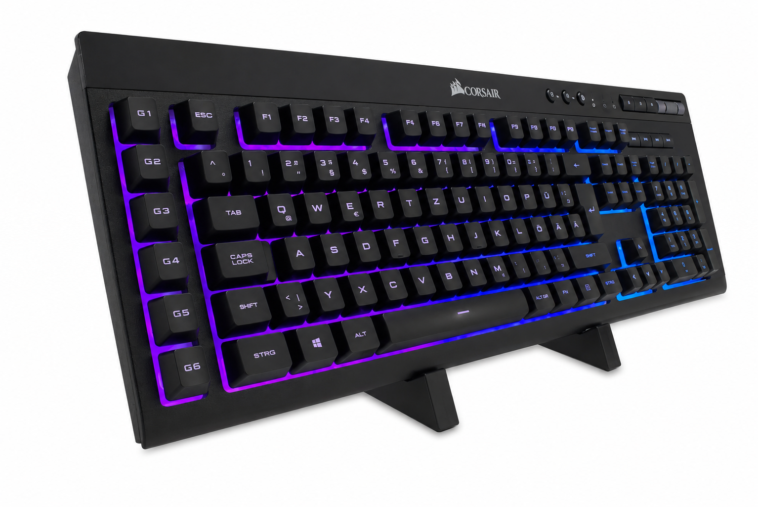 Corsair K55 RGB Gaming-Tastatur mit Handballenauflage - Gebraucht