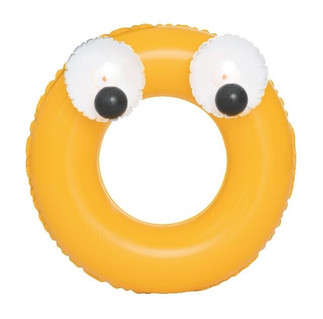 Bestway zwemring big eyes 53 (geel)
