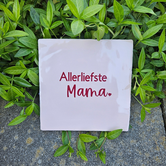 Tegeltje met tekst naar keuze