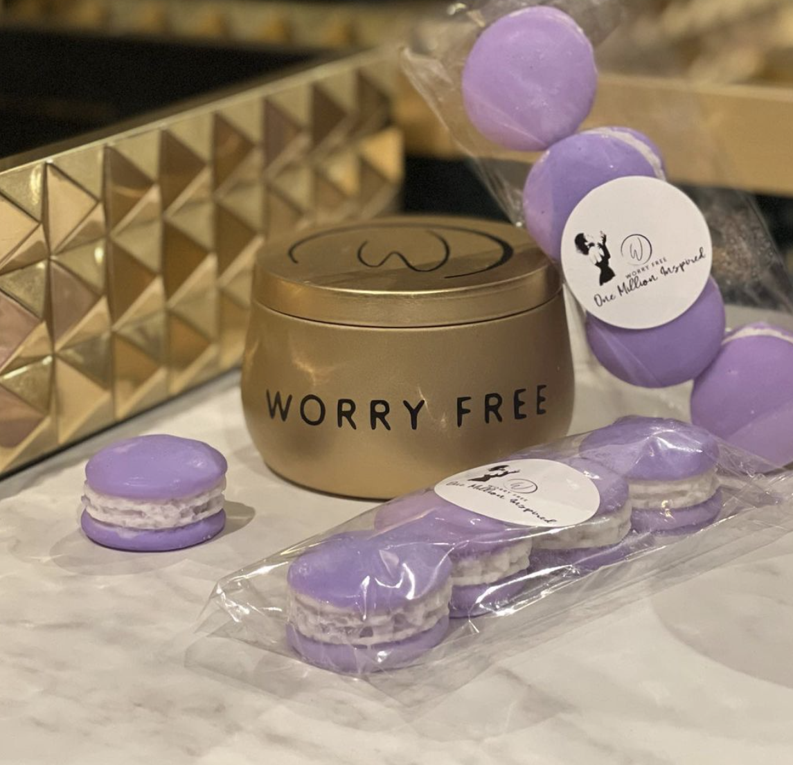 4 Macarons - One Million Inspired