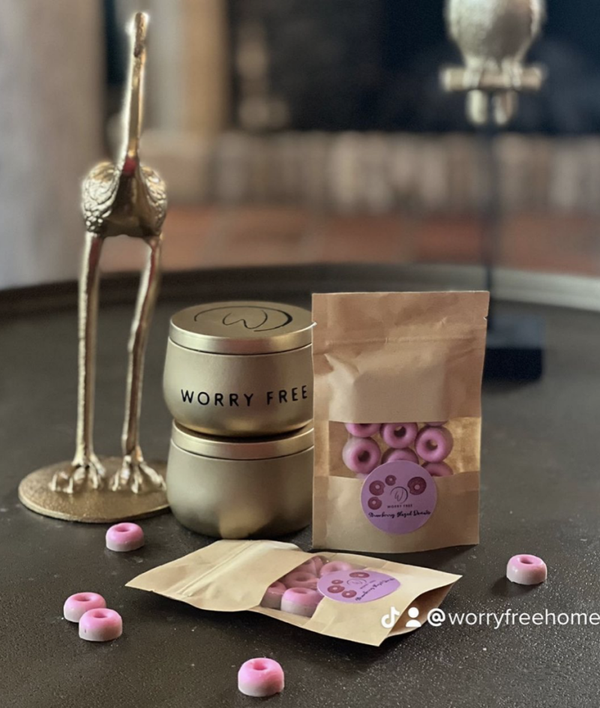 12 Mini Donuts - Strawberry Glazed Donut