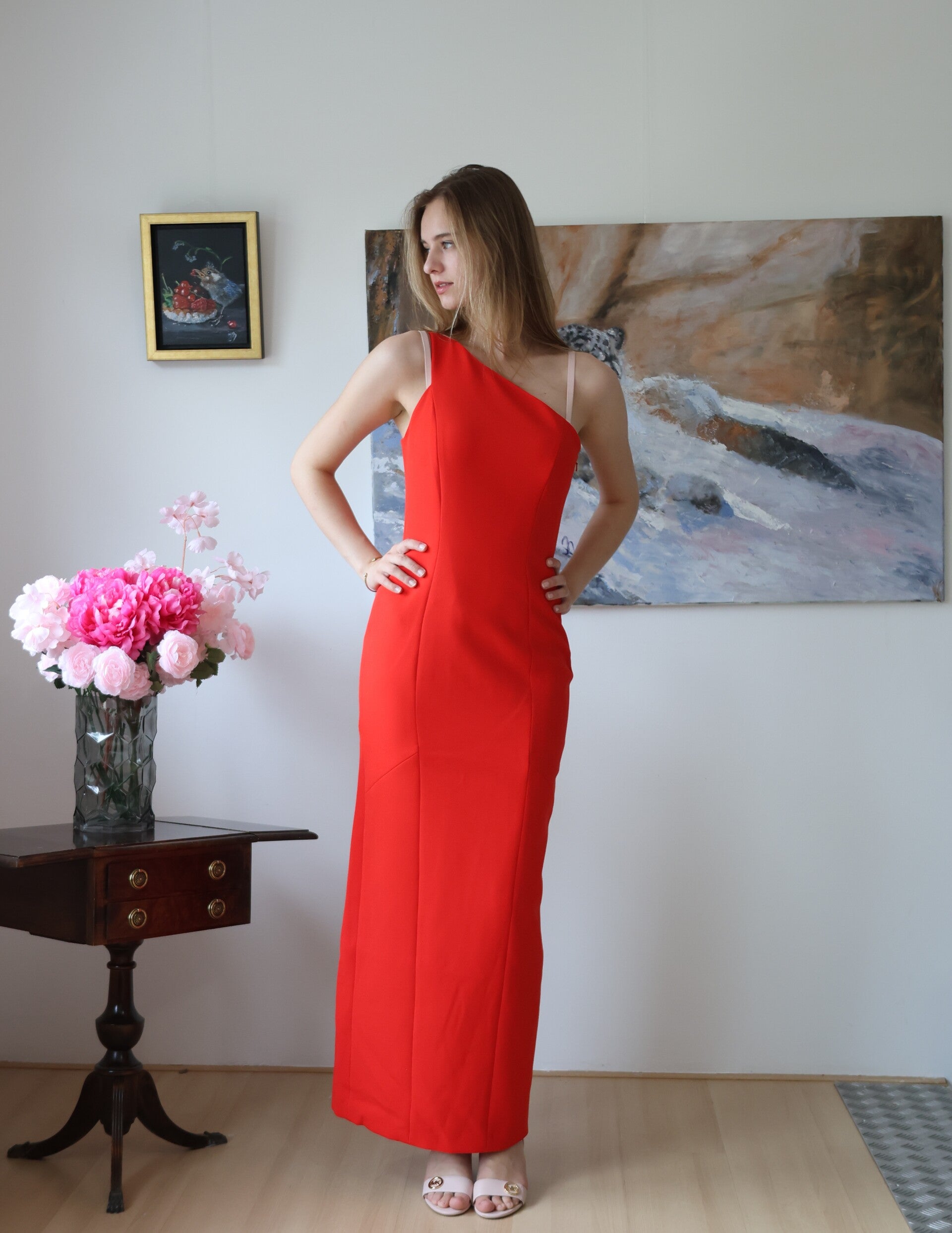 Karen Millen jurk gala rood