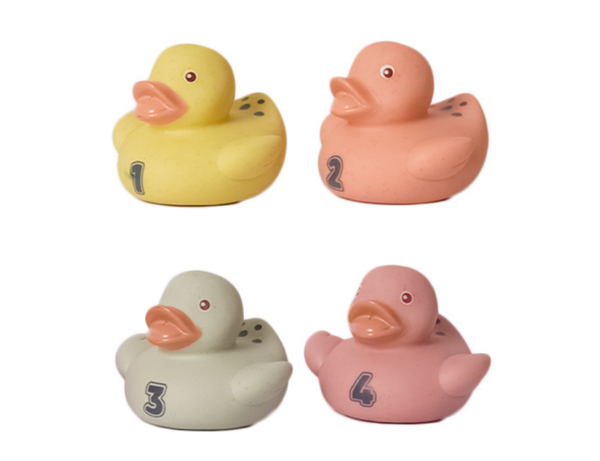 BIO Toys - Bioplastic Badeentjes (4 delig)