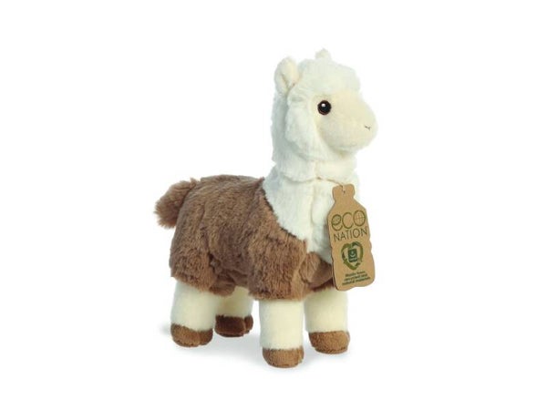 Eco Nation - Pluchen Knuffel - Alpaca - 28 cm