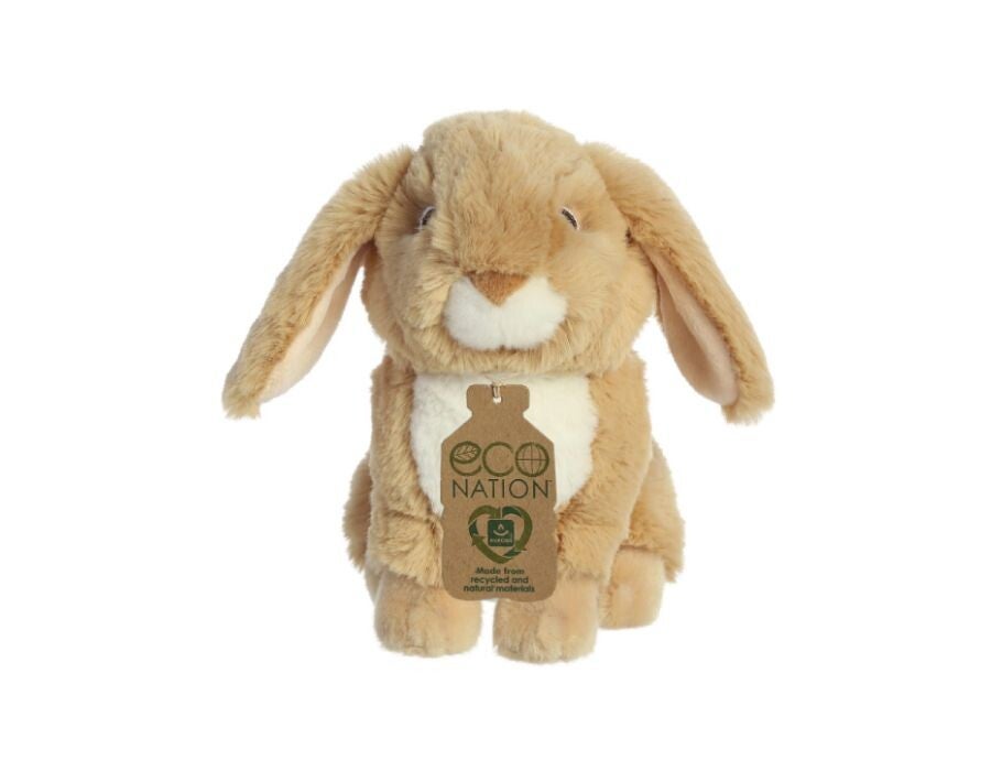Eco Nation - Pluchen Knuffel - Langoor Konijn - 23 cm
