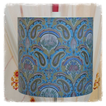 lampenkap, print, tegel, paisley