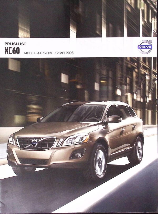 XC60 -2009 prijslijst