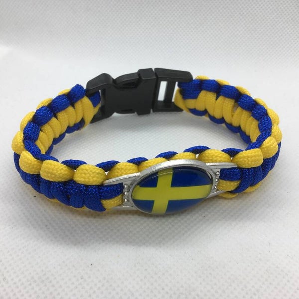 Zweden armband met vlag