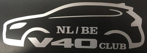 V40 Club sticker