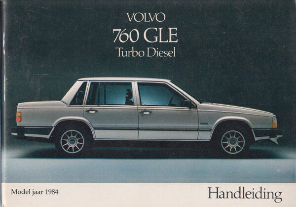Manual - 1984 - Volvo 760 GLE Turbo Diesel #054