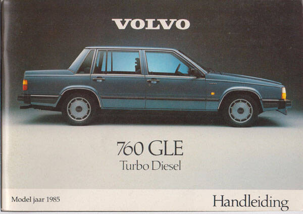 Manual - 1985 - Volvo 760 GLE TURBO DIESEL #055