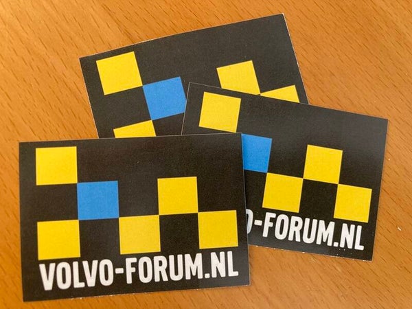 Volvo-forum sticker KLEUR - GRATIS